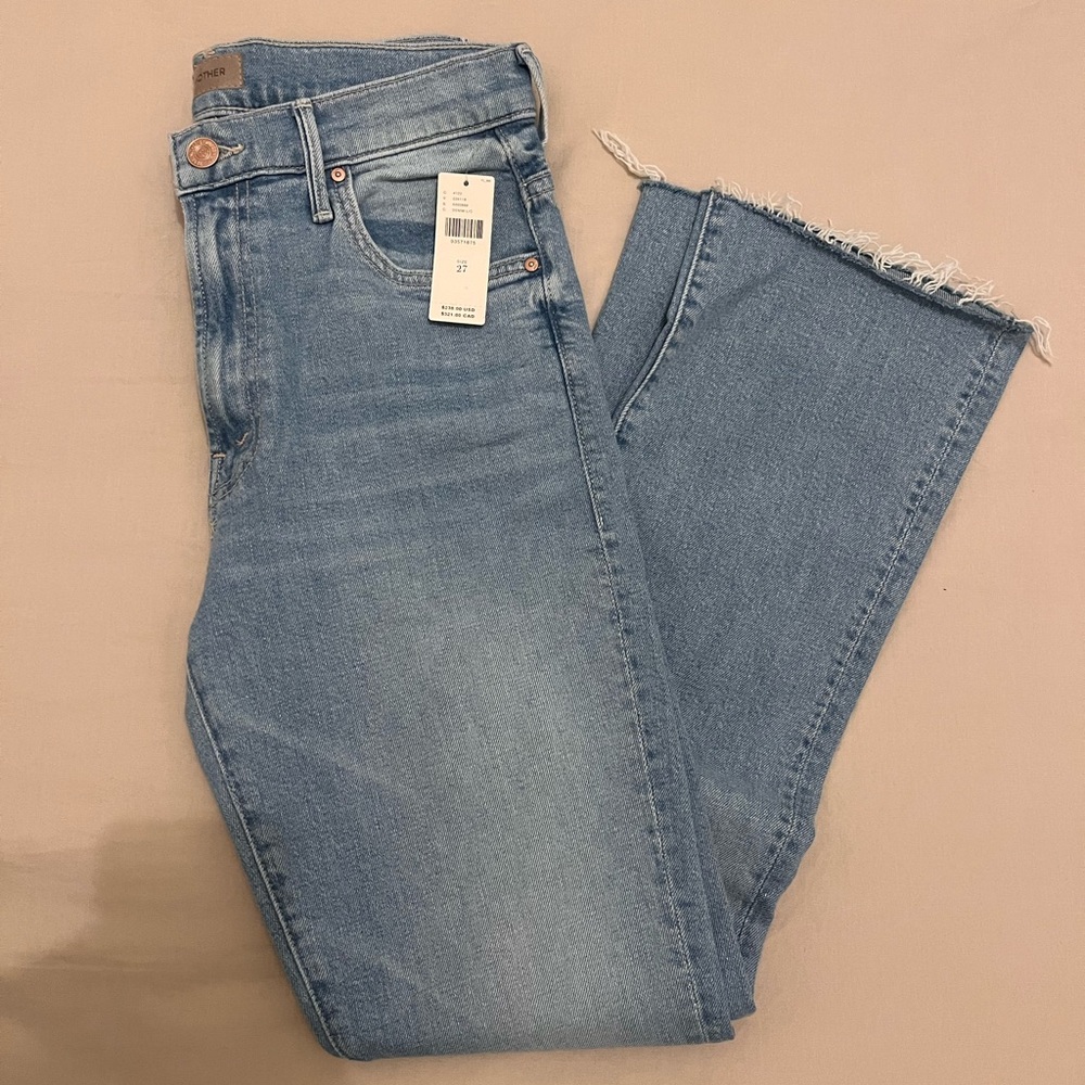 NWT MOTHER INSIDER ANKLE FRAY JEANS SIZE 27 // send offers!!